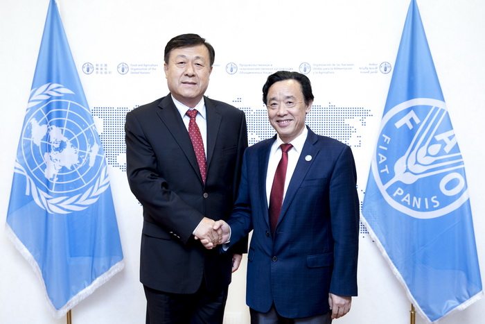 于康震会见联合国粮农组织总干事屈冬玉 政策导航 中国粮农智库 于康震会见联合国粮农组织总干事屈冬玉 政策导航 中国粮农智库